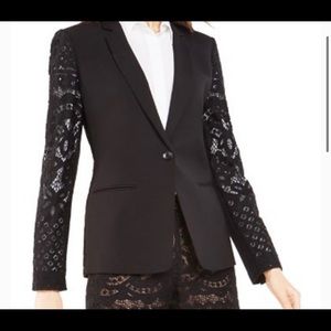 Bcbgmaxazria Keanu Lace Blazer in Black